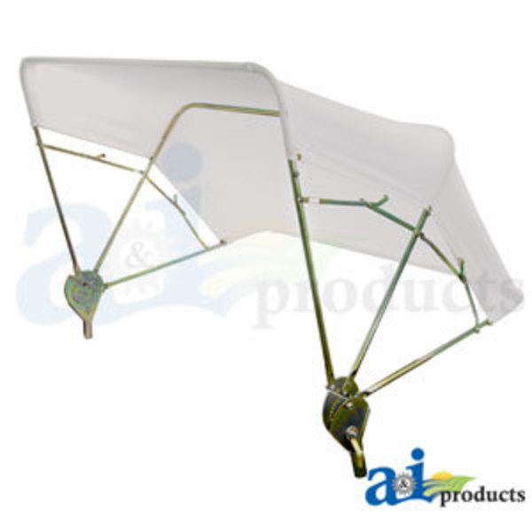 A & I Products Buggy Top, 3 Bow (48") White 48" x8" x4" A-6A230